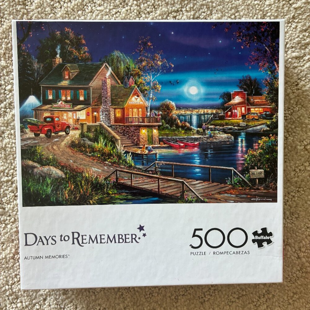 Buffalo Games - Days to Remember - Autumn Memories - 500 Piece Jigsaw Puzzle